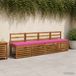 vidaXL Canapé 2 pièces VUGHT 100% Polyester Rose