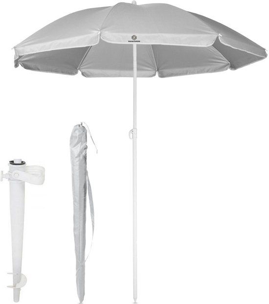 Fleau Strandset met UV bescherming - Parasol set - Voet en Hoes + Bescherming (tot 175 cm) - Strand/beach - Starterspack