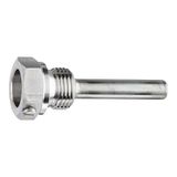 RIEGLER 102814-SR 12 beschermbuis voor inschroeven G 1/2, L1 = 100 mm, CrNi-staal 1.4571, 1 stuk