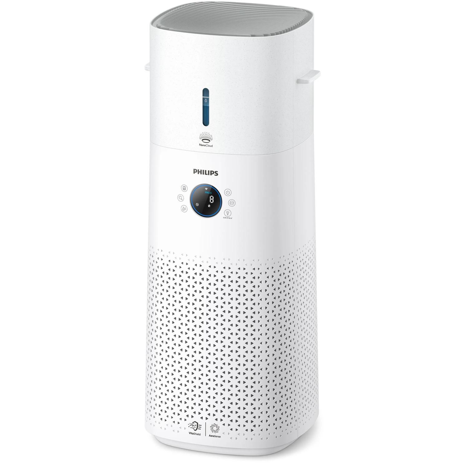 Philips 3000 Series 2-in-1 Luchtzuiveraar en Luchtbevochtiger - AC3737/10 - 131 m² - Wit