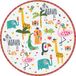 Vilber Kindertapijt van vinyl, jungle kleur 10, diameter 52 cm
