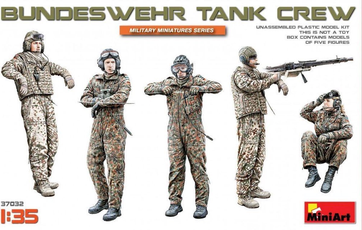 MiniArt 37032 figuren Bundeswehr Tank Crew