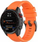 By Qubix Garmin By Qubix - Siliconen sportbandje - 22mm Quickfit - Oranje