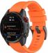 By Qubix Garmin By Qubix - Siliconen sportbandje - 22mm Quickfit - Oranje