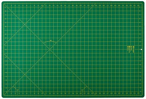Prym Snijmat voor rolmessen met cm/inch schaal 90x60cm (35x23inch), groen