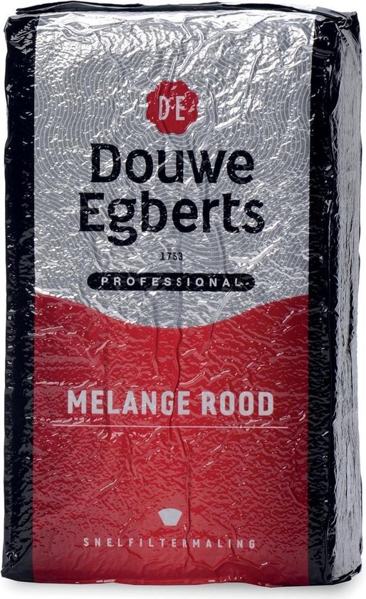 Douwe Egberts Snelfilterkoffie Melange rood 1000 g