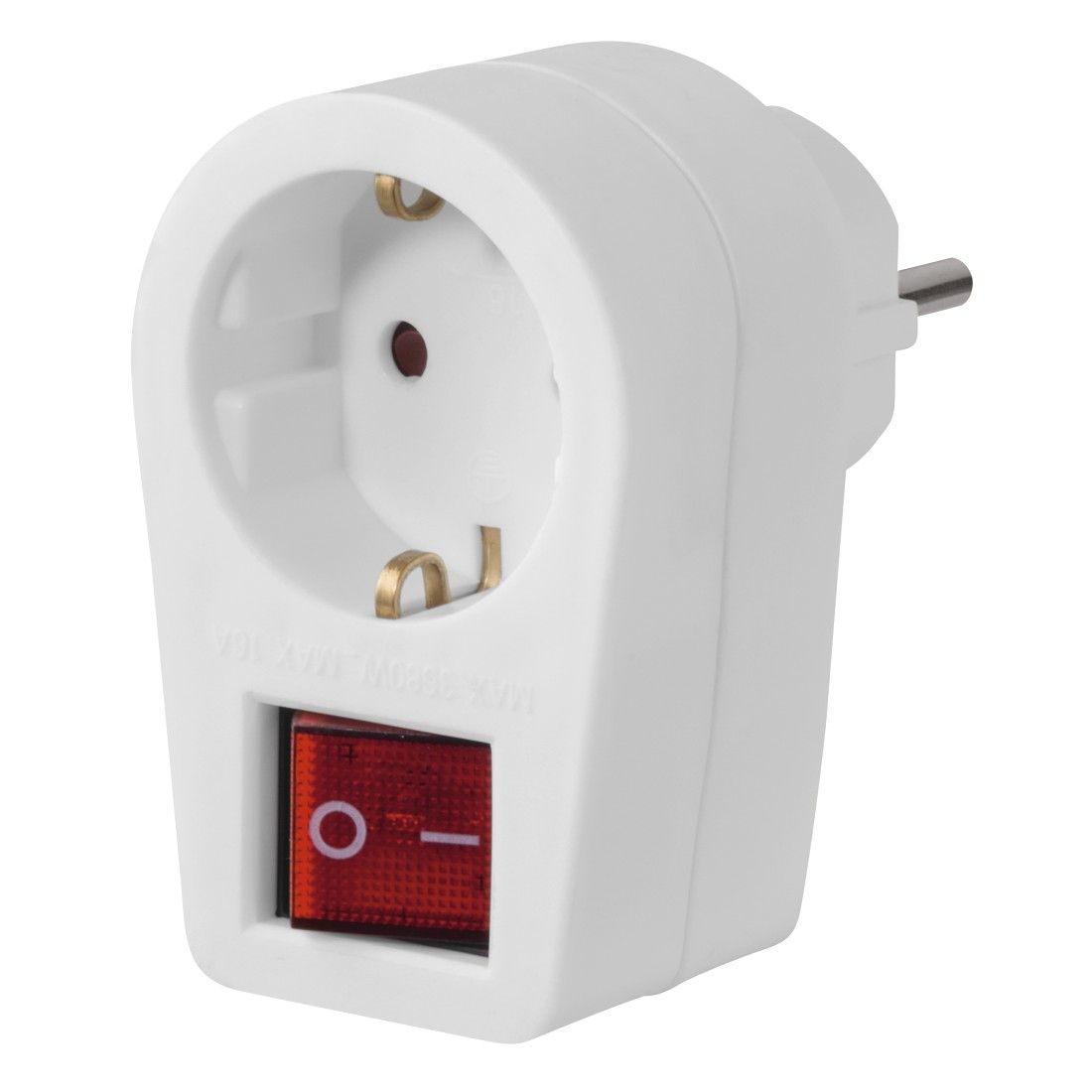 Hama Stopcontactadapter Type F Wit