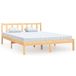vidaXL Bedframe grenenhout 160x200 cm