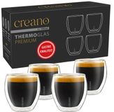 Creano Dubbelwandige premium espressoglazen