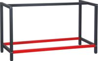 Mannaco Industrieel zware stalen werkbankframe 150x57x81cm antraciet rood