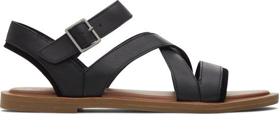 TOMS SLOANE BLACK 42 - Damessandalen - Imitatieleer - 2024 Lente/Zomer