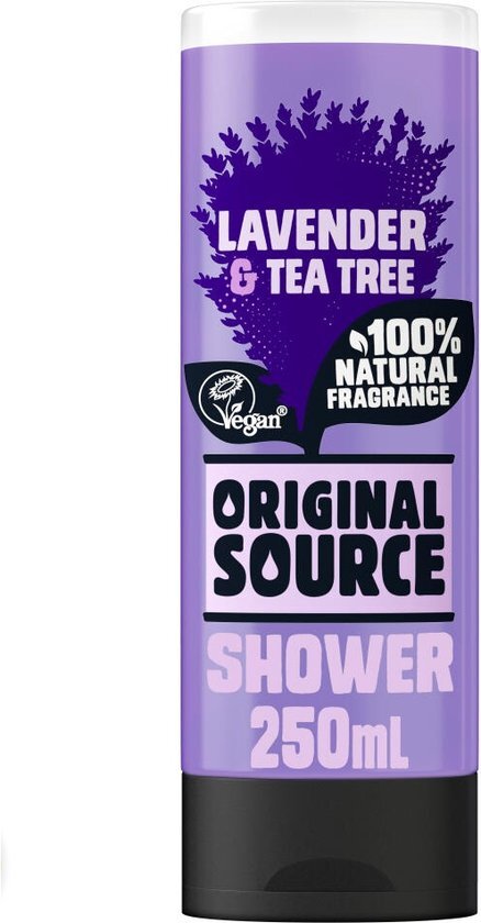 Original Source Lavendel &amp; Tea Tree douchegel 250 ml - Lavender &amp; Tea Tree showergel