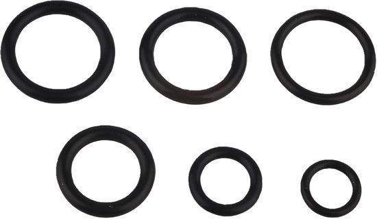 Kirchhoff Assortiment O-Ringen - Rubber - Diverse Maten (6x)