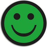 Smit Visual Supplies B.V. Magnetische Smiley's Basic Groen (5 stuks)
