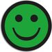 Smit Visual Supplies B.V. Magnetische Smiley's Basic Groen (5 stuks)