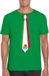 Shoppartners Bv T-shirt vert avec cravate drapeau mexicain hommes - Mexique supporter L