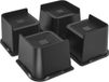 OEM Bol Set van 4 meubelverhogingen - robuust en vierkant - 10/15/20 cm - bank, stoel, kantoor - tafel, boekenkast - 2721,6 g - zwart