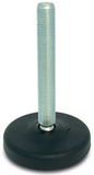 RS PRO Verstelbare voet M10 tot 1100 kg x 75 mm, tot 30 graden kantelbaar x 108 mm, verpakking van 2 stuks