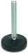 RS PRO Verstelbare voet M10 tot 1100 kg x 75 mm, tot 30 graden kantelbaar x 108 mm, verpakking van 2 stuks