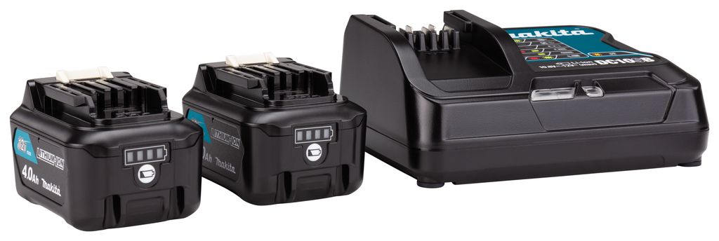 Makita 197641-2 10.8V - 12V Li-Ion Accu Starterset (2x 4,0Ah) + Lader In Mbox