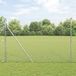 vidaXL Gaashek 10 x 1,6 m verzinkt staal zilver