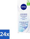 NIVEA Essentials Dagcrème - Hydraterende Gezichtscrème - Normale Huid - SPF 15 - 24 x 50 ml