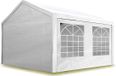 TOOLPORT Tonnelle de fête Pavillon 3x4 m blanc PE 350 N bâche 100% étanche résistant aux UV