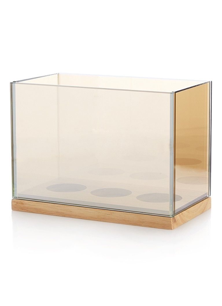 Klevering Reflection Triple waxinelichthouder 13 cm - Goud