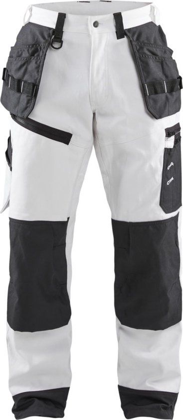 Blåkläder Werkbroek X1500 1510-1210 - Wit/Donkergrijs - C46