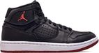 Nike Jordan Access Hoge Sneakers Mannen Zwart/Wit/Rood Leer Maat 40.5