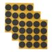 QlinQ Anti-krasvilt - 72x - bruin - 22 mm - rond - zelfklevend - meubel beschermvilt
