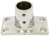 Oem Marine Acier inoxydable Support rectangulaire de 90° Argent 25 mm