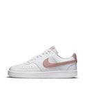 Nike Court Vision Lo NN Dames Sneakers - Wit/Roos - Maat 35.5