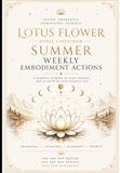 Lotus Flower Summer: Weekly Embodiment Actions
