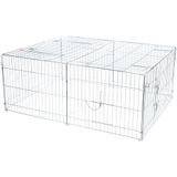 Trixie 62451 Natura vrijloopren met afdekking, verzinkt, 144 × 58 × 116 cm