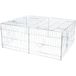 Trixie 62451 Natura vrijloopren met afdekking, verzinkt, 144 × 58 × 116 cm