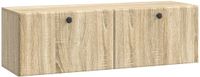 vidaXL TV-kast - Wandmontage - 98 x 31 x 30 cm - Sonoma Eiken - Bewerkt hout