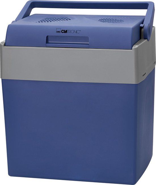Clatronic KB 3714 - Elektrische koelbox - 28 liter - 12/220V - Blauw/Grijs
