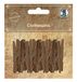 URSUS 40610002 clothespins, wasknijpers van hout in bruin vintage-design, 12 stuks elk 5 cm lang, ideaal voor het ophangen van foto's en foto's, 1 x 5 cm