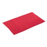 MSV Badtapijt, douchemat, chenille, hoogpolig, badmat, 60 x 90 cm, rood