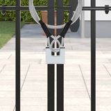vidaXL - Hangslot - Zilver - Staal