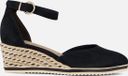 Tamaris Espadrilles blauw Leer - Maat 41