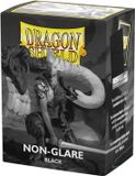 Asmodee Dragon Shield Non-Glare Matte Black kaartenhoezen 100 stuks