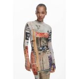Desigual midi jurk multi
