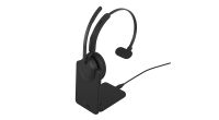 Jabra Evolve3 45 - Draadloze mono-headset met USB-A-aansluiting en ANC | Gecertificeerd voor UC-platforms | Inclusief oplaadstandaard