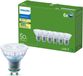 Philips UltraEfficient GU10 led-spots, 6 stuks, 375 lumen, 50 W, knippervrij, oogcomfort, lange levensduur, warm wit licht, 2700 K