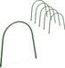 Relaxdays tunnelbogen - set van 6 - voor tunnelserre - 31 x 33 cm - groen