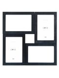 DEKNUDT FRAMES Fotolijst – wit – voor 4 foto's – foto 13 x 18 cm – om op te hangen – S68UC2P4 – formaat fotolijst 35,5 x 35,5 cm