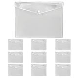 VELOFLEX - Crystal-documenthoes DIN A3 met klittenbandsluiting, 10 stuks
