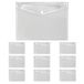 VELOFLEX - Crystal-documenthoes DIN A3 met klittenbandsluiting, 10 stuks